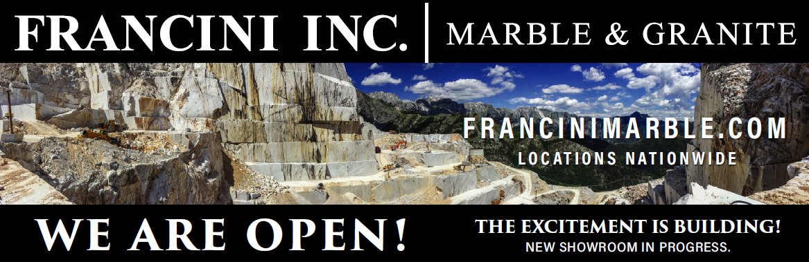 Francinimarble's tweet photo. Our newest location in Denver is OPEN for business. Our showroom is in progress but our warehouse is stocked FULL of inventory and we are ready to meet Colorado's material needs.

Contact us for any of your needs in the beautiful Mile High City! 

https://t.co/IrxEYPJf4C https://t.co/A0zYaQxDpd