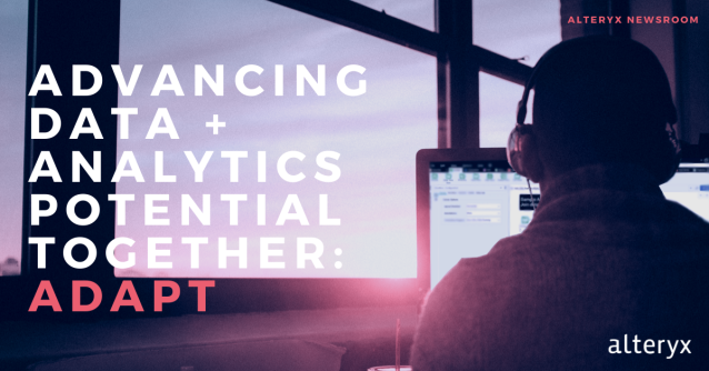bradwulf's tweet photo. At @Alteryx, we believe data workers can tackle any analytical tasks, if empowered w/ the right training + technology. The new ADAPT program provides free data training to thousands whose employment has been impacted by COVID. Learn more #TogetherWeSolve https://t.co/tGTw9KeO1q https://t.co/seanyxeFnZ