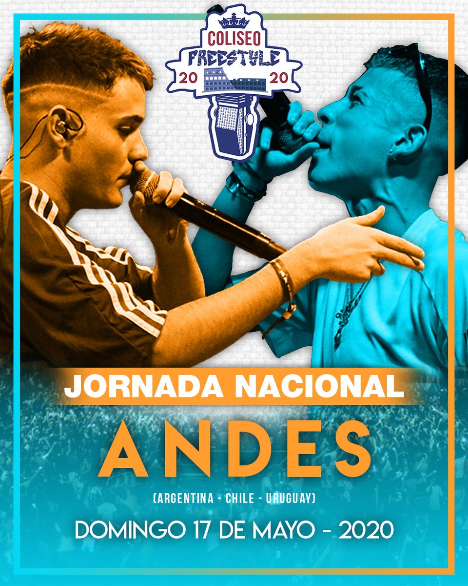 IFMasterSeries's tweet photo. ⚔ #ColiseoFreestyle ⚔

4️⃣ ANDES - Domingo 17 de mayo
🔸️Participan: Argentina, Chile y Uruguay.
🔸️15:00 🇨🇱 // 16:00 🇦🇷🇺🇾
🔸️32 cupos.
🔸️4 clasificados.

🔹️PUNTOS DE ASCENSO:
🥇: 30K
🥈: 15K
🥉: 10K
🏅: 5K https://t.co/2wHOxqzXaL