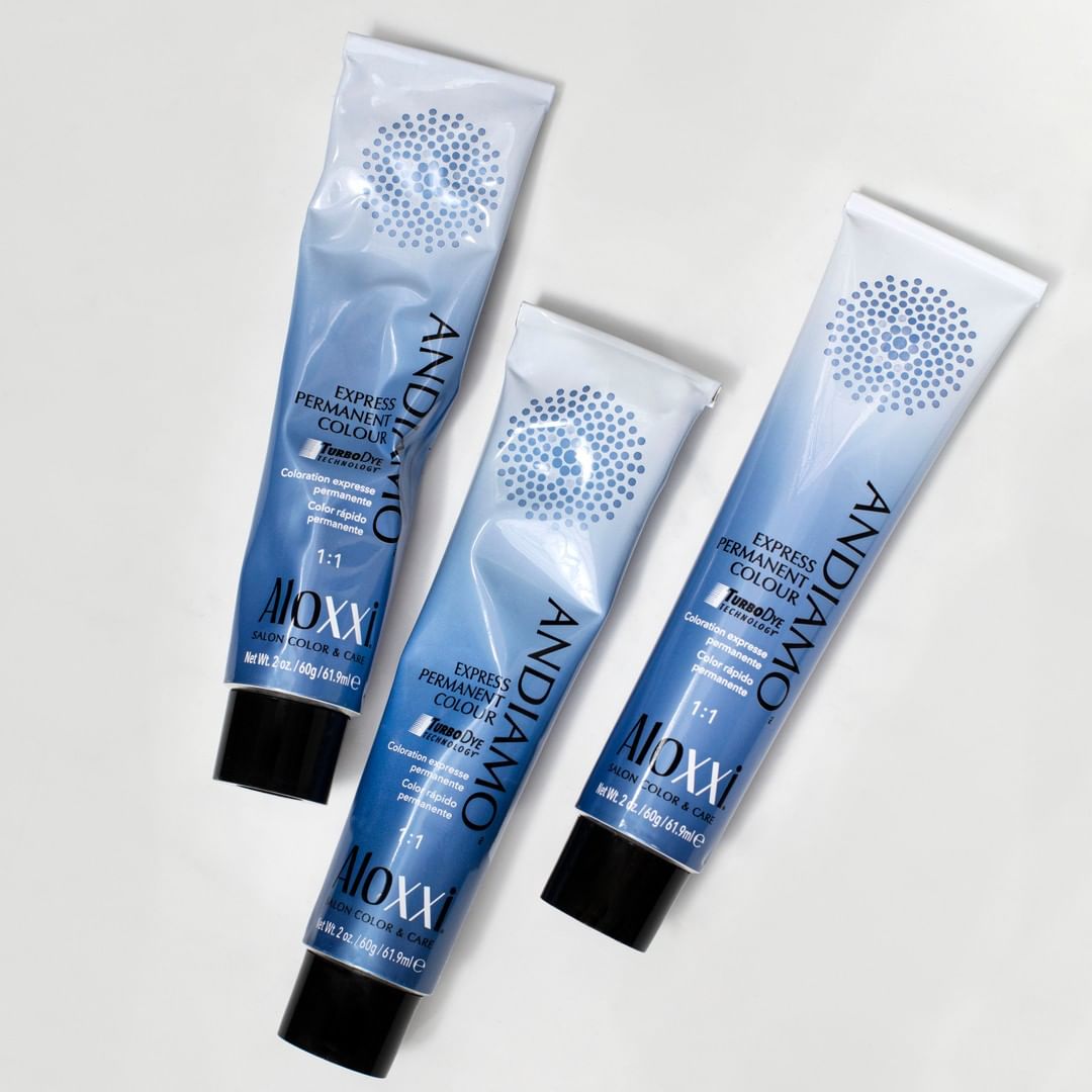 AloxxiHair's tweet photo. Reemergence is going to be a little hectic at the salon. Work with a color that works harder for you. With ANDIAMO Express Colour cut down on processing time and fill your schedule with more clients. #ANDIAMO #AloxxiHair #AloxxiColor https://t.co/XXu8oEYils