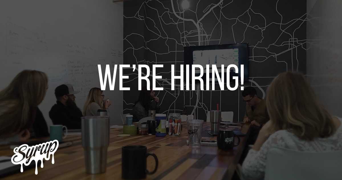 syrupmarketing's tweet photo. We are looking for a junior content strategist to join our team! The ideal person can creatively and effectively communicate to an audience, keep up with social &amp; digital trends, and identify spelling and grammar issues. To apply, click here: https://t.co/RzLNSAIn1M https://t.co/jd6jmheTJV