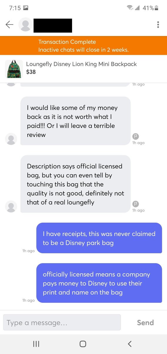 GoddessCeres's tweet photo. Mercari refuses to remove feedback from Feedback Extortionists. She did not want to return the bag, just wanted some money off of the purchase AFTER she received the item. There is a reason other companies like Ebay have policies against feedback extortion. https://t.co/mjLPmeU6jq
