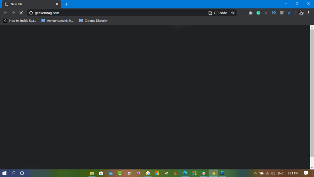 Geeker Mag on Twitter "Fix Google Chrome Black Screen Issue (Three