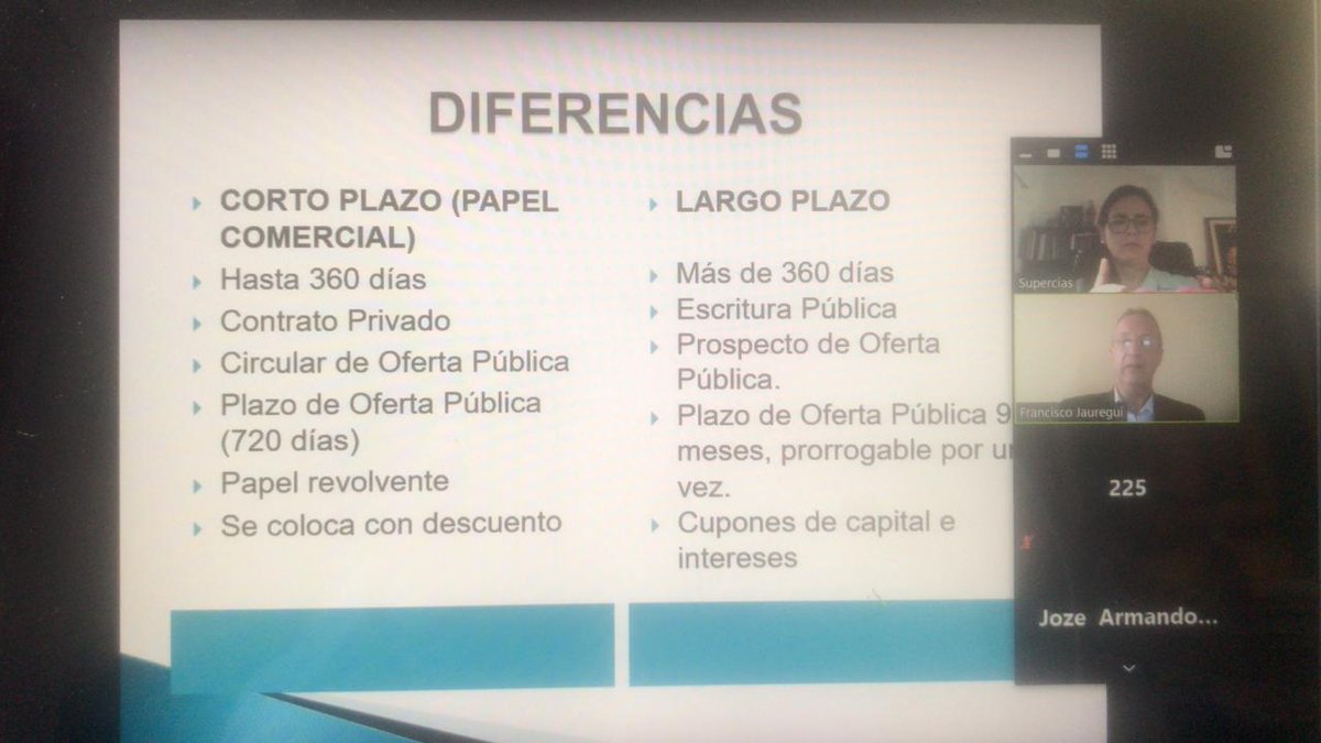 SuperintEC's tweet photo. #CapacitaciónSupercias 🤓| Estudiantes de @lacentralec reciben la charla virtual "Alternativas de financiamiento e inversión a través del mercado de valores". Especialistas de la Dirección Regional de Mercado de Valores dictan la conferencia. https://t.co/LiVBtQfqTO