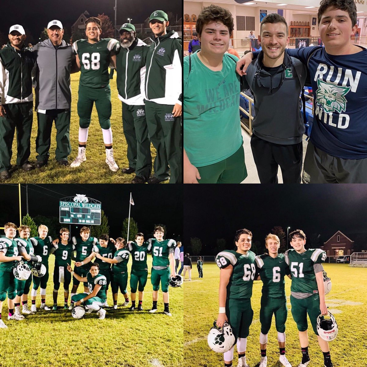 SportsEpiscopal's tweet photo. “Many thanks to the coaches for all you have done for Alex! An amazing coaching staff and group of young men.” #runwildtogether #runwild #episcopalcollegiate #episcopalwilcats https://t.co/jxHCqCkJZu