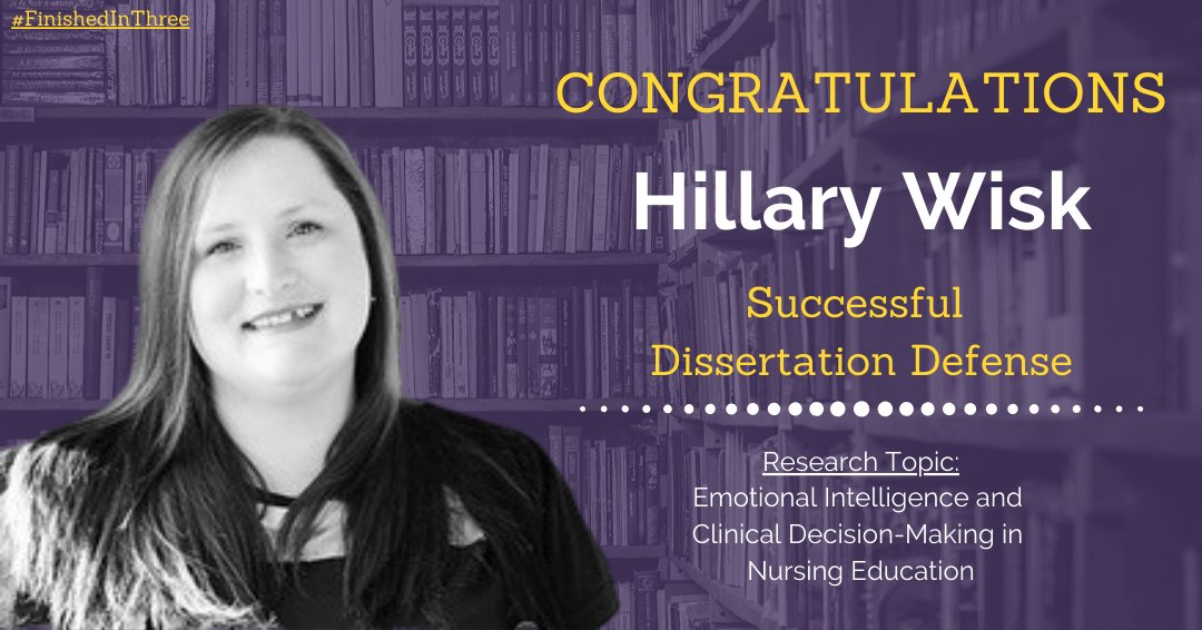 UMHB_COE's tweet photo. Congratulations to Hillary Wisk on her successful dissertation defense! #FinishedInThree #Cohort11
#UMHB #Education #EdD #DissertationDefended https://t.co/hQZx1ZaWX5