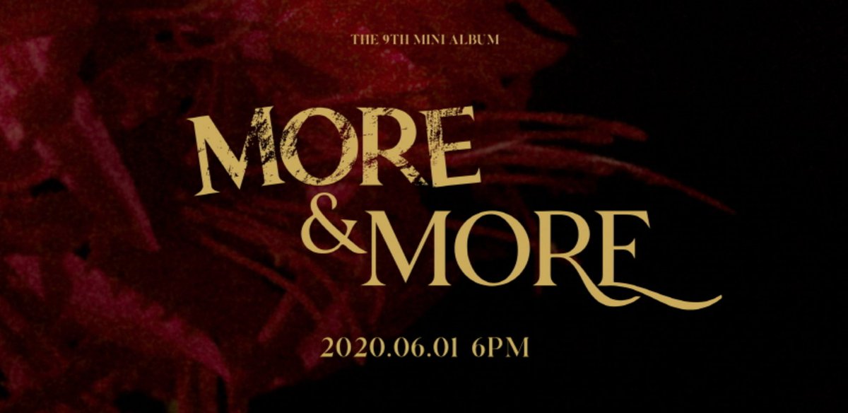 misayeon's tweet photo. The color scheme of More &amp; More is black/white, red and gold. Wow this looks amazing 🤯🤯💕 @JYPETWICE https://t.co/QOcXh0pVvV