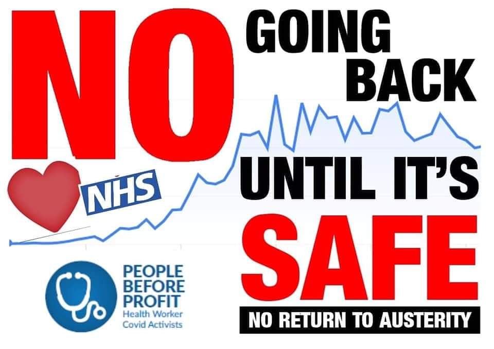 ChesterfieldUCU's tweet photo. Great virtual branch meeting today to gain feedback from members about what constitutes a safe working environment to return to. The consensus from members is clear #NoReturnUnsafe #FiveTests #DefendNHS #StayHomeSaveLives #PeopleBeforeProfit https://t.co/jTSYRiJPXb