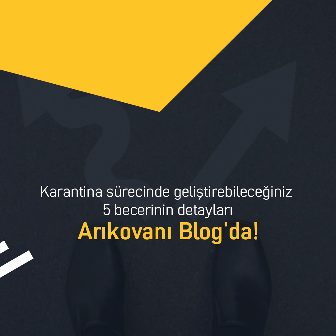 "Karantina Sürecinde Geliştirebileceğiniz 5 Beceri" yazımız Arıkovanı Blog'da! #KişiselGelişim #EvdeHayatVar 👉 arikovani.com/blog/karantina…