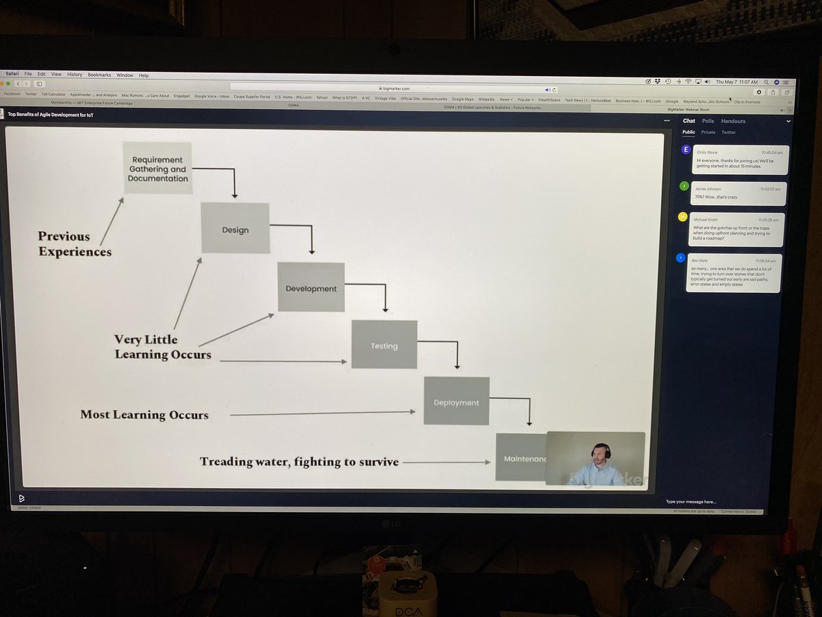 mthirman's tweet photo. @very_possible’s Ben Wald talking #IoT development #connectedthings2020 @Mitefcmb   https://t.co/mQFx6dCG3z https://t.co/RDkclDVhQa
