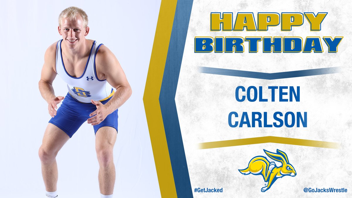 GoJacksWrestle's tweet photo. Happy Birthday to Jackrabbit wrestler Colten Carlson! https://t.co/ShUbp80c5q