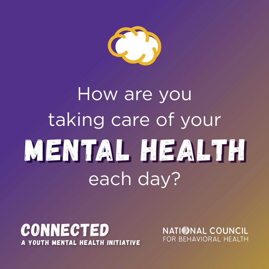 NationalCouncil's tweet photo. Depression and anxiety are never easy things to talk about. For #NCMHAD, let’s unite to make sure all young people have a healthy outlook during times of uncertainty. #ConnectedMH https://t.co/cxr7X1MSPm