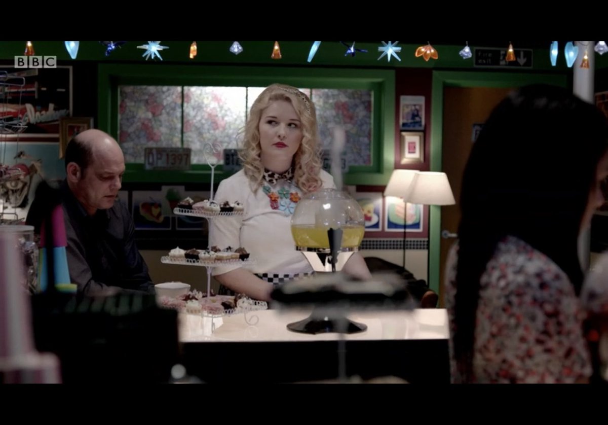 JermainJulien's tweet photo. #WolvesAmongUs
This performance between Kedar and @Shorelle_Hepkin is so cute and warm. Then Mrs Vaughan, aka @PhillippaWilso1 arrives to mess with the best laid plans. Again, Kedar steps up and drives the energy in this scene. Which @gabbygreen94 nearly steals with one line https://t.co/MsY4Ne4vAV