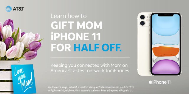 Celebrate Mom this Mother's Day with a gift she really wants. Learn more at go.att.com/e3i111. We are open for business at 1392 Conant St in Maumee and following social distancing protocols to make shopping for Mom safe and easy! #ATTEmployee #CallMom #EastUnleashed