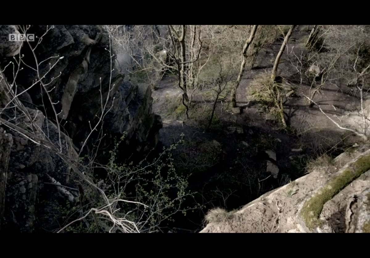 JermainJulien's tweet photo. #WolvesAmongUs
A dash of crane shot to sell the hight. Then we are filming on low ground toward Rhydian, to allow Jonah to fall a foot onto a crash mat. Bobby is crawling out of fibreglass stones. I was asked to put in the superpowers line, at the end, which I hate to this day. https://t.co/WY8hmqrMPg