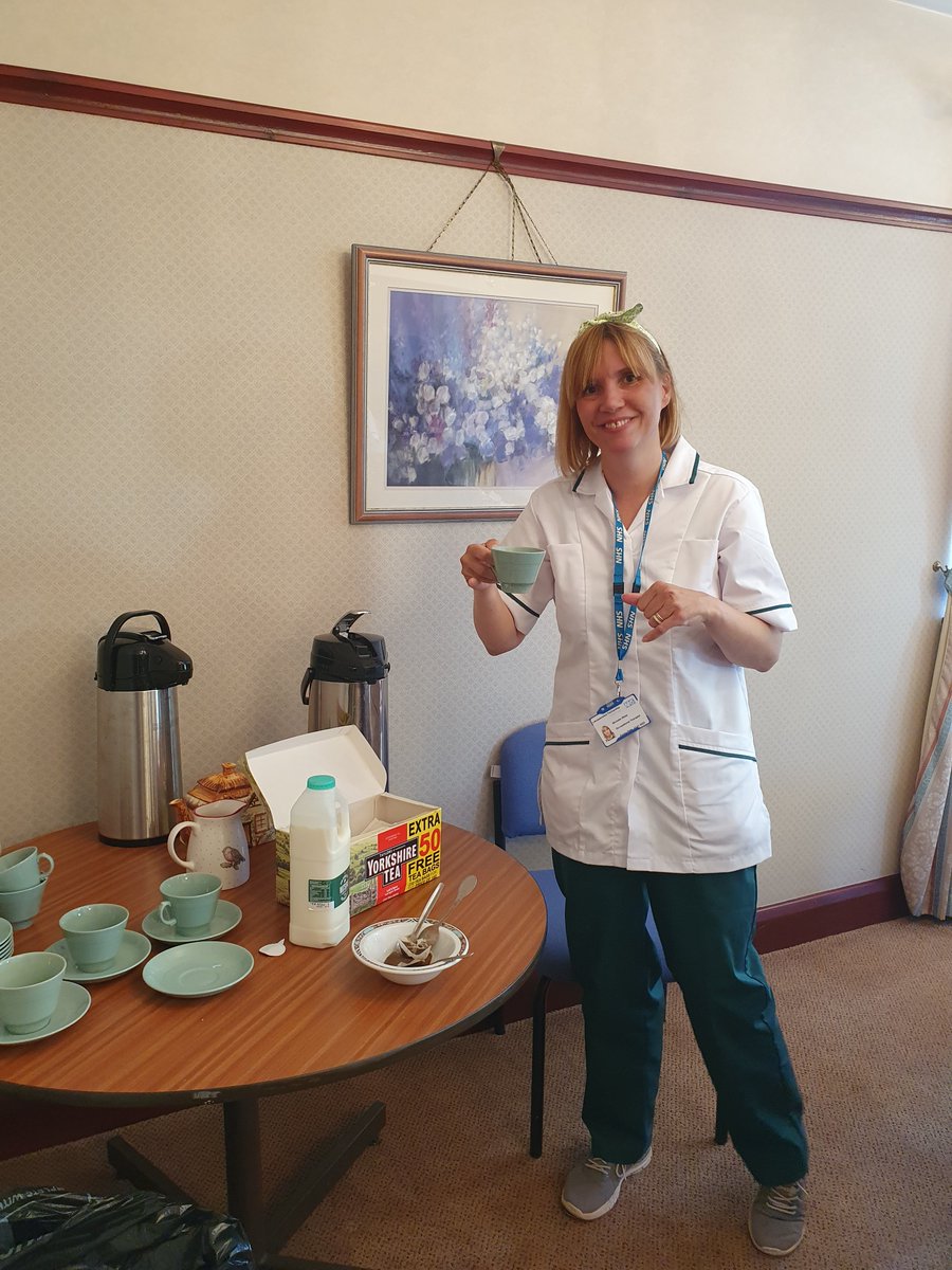 CmhtWest's tweet photo. Our wonderful team celebrating VE Day this afternoon. Yum! https://t.co/vcrSZLiM7e