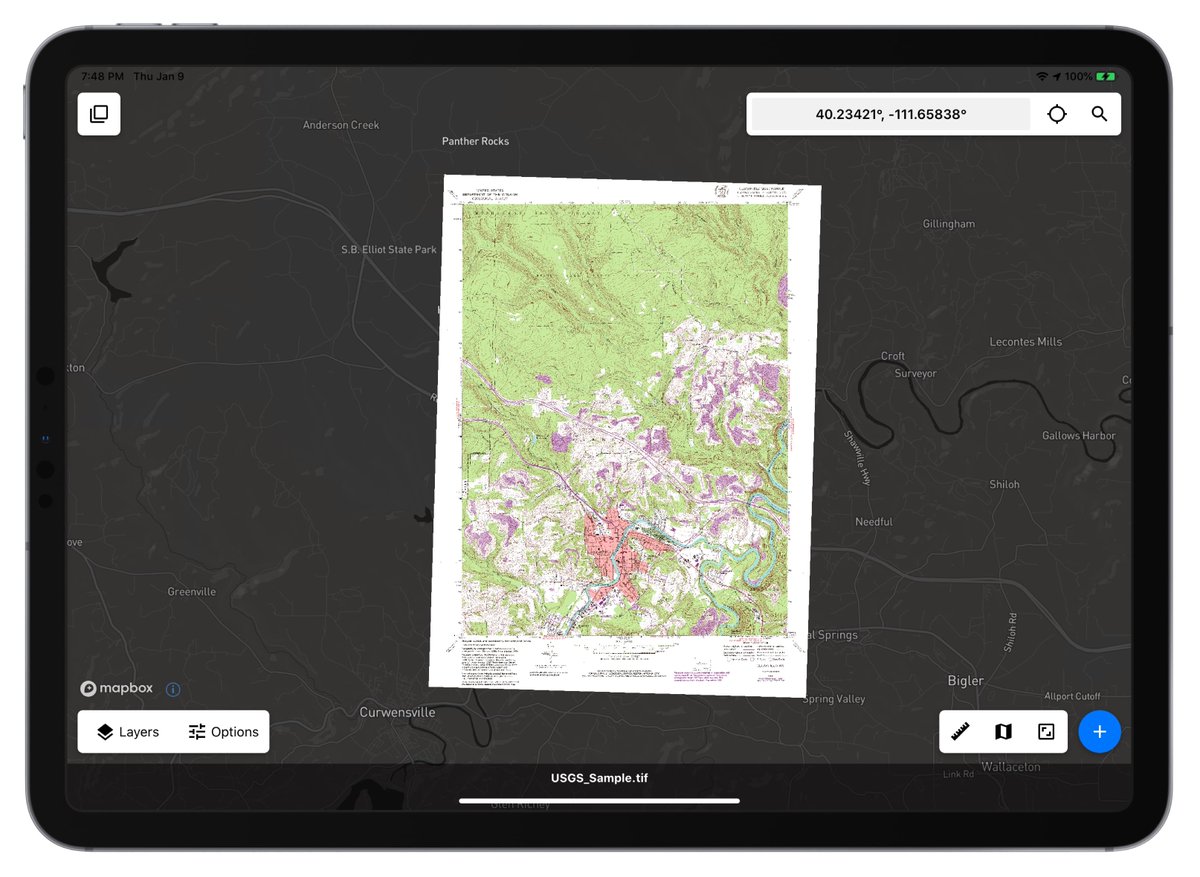 touch_gis's tweet photo. The ability to place raster map imagery over a tiled base map source can be invaluable when collecting geo field data. Touch GIS has a system that lets you accurately place any imagery. Learn more: https://t.co/Ub9vooPDkj

#gis #geo #geoint #fieldwork #maps #mapping #cartography https://t.co/XmNPb6DF3l