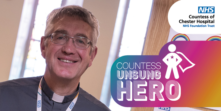 TheCountessNHS's tweet photo. #CountessUnsungHeroes: This week we wanted to shout out Koren, Gaynor and Hospital Chaplain John Kingsley who are managing two Staff Wellbeing Hubs on site for colleagues who might need some quiet time, a chat or a simple break. They are a true credit to The Countess 💙👏 https://t.co/xVFjBqywMb