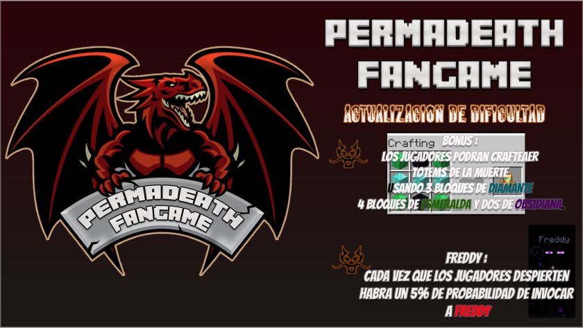 FanPerma's tweet photo. Un bonus #PermadeathSMP  Ya solo quedan 4 players :) https://t.co/WwOLV6BmcH