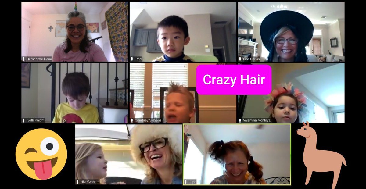 bcanohsesorg1's tweet photo. Crazy Hair
#prek3 #llamarrific #crazyhairday #HSESstrong @hsessaints https://t.co/8gTwlYnz96