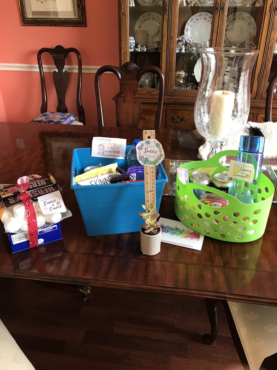 The best drive by ever!  Thanks McNeil PTO, RBFCU &amp; Preston Trail Community Church for the wonderful appreciation gifts!