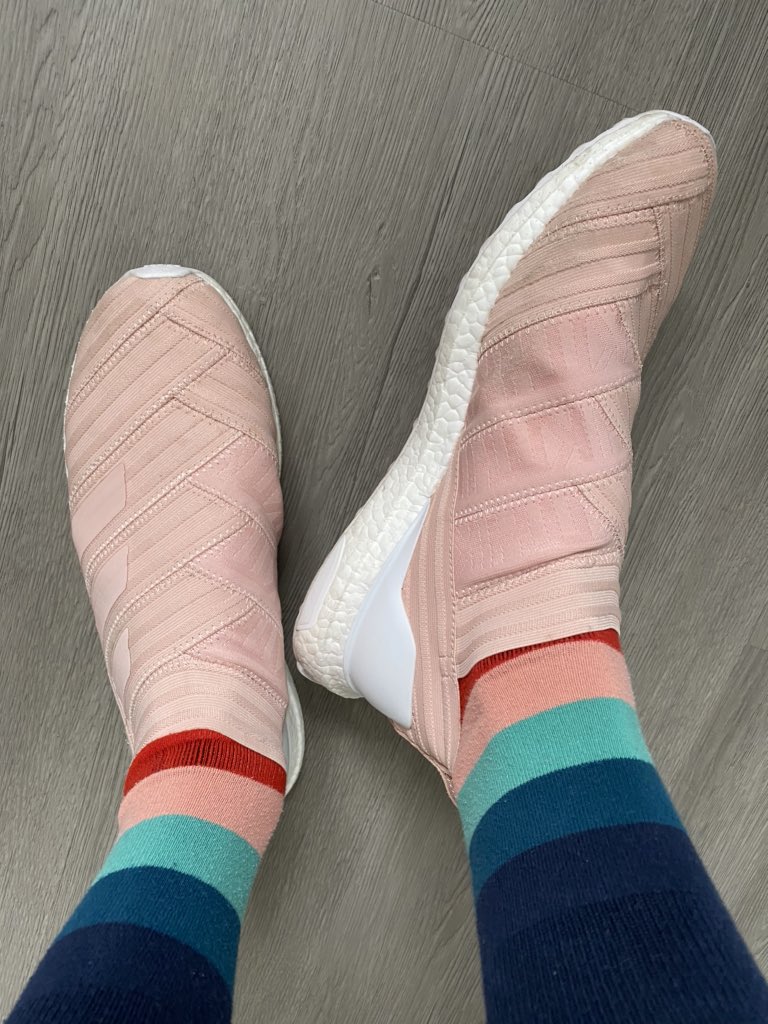 Dallasmrogers's tweet image. @Jcbailey1978 you got me inspired to flex some of my adidas today!

@MJmpls next pair you cop gotta have some BOOST!!

@KITH @adidas @RonnieFieg did the damn thing with this pair, I love em!!

#flexfromhome #housekicks
#ThinkPink #KithKrew