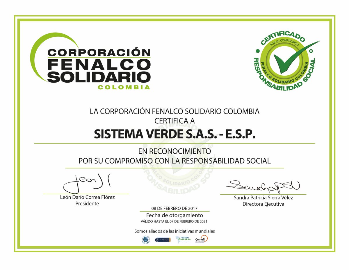 Sistema Verde tweet media