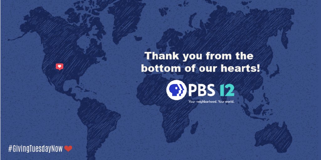 PBS12_CO's tweet photo. To everyone who opened their hearts and supported #PBS12 for yesterday's #GivingTuesdayNow event, thank you!

https://t.co/ngiRAvMfe6 https://t.co/lGZtq0XBND