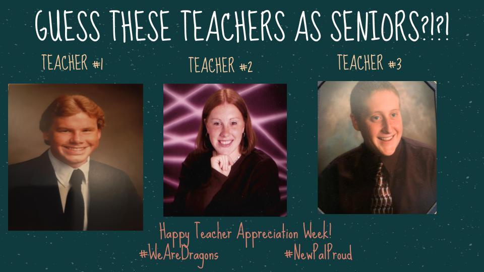 Amy Dawson (@mrsamydawson) on Twitter photo Last day of teacher throwback photos!
Here's the order from yesterday:
1. @nphsamber
2. <a href="/NP_AEast/">Audrey East</a>
3. <a href="/lv2rdboehm/">Tina Boehm</a>
4. Ms. Hart
1. Mrs. Moore
2. <a href="/NPHSMmeJudy/">Kate Judy</a>
3. <a href="/HaneyNPHS/">S Haney</a>
Good luck today! Last day of teacher throwback photos!
Here's the order from yesterday:
1. @nphsamber
2. <a href="/NP_AEast/">Audrey East</a>
3. <a href="/lv2rdboehm/">Tina Boehm</a>
4. Ms. Hart
1. Mrs. Moore
2. <a href="/NPHSMmeJudy/">Kate Judy</a>
3. <a href="/HaneyNPHS/">S Haney</a>
Good luck today!