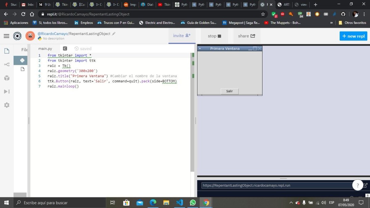 RICARDO1470's tweet photo. #pythoniscool :)) @HolbertonCOL @HolbertonCOL
#Python #PythonProgramming #Python3 #Graphicinterface https://t.co/Bq63xGbhSR