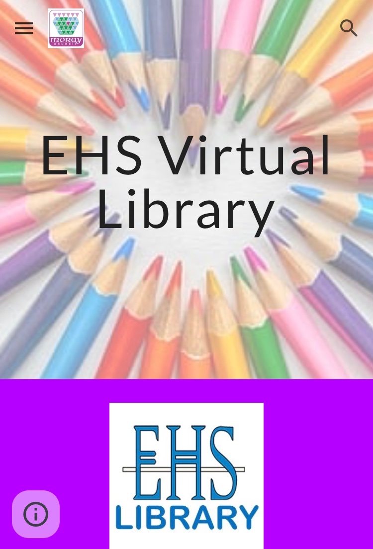 TheLibraryatEHS's tweet photo. We are LIVE! The EHS Virtual Library is here! All students have received an email via Glow, with instructions on how to access. Any problems, email Mrs Macleod π Hope you enjoy it @ElginHighHT #EHSVirtualLibrary #Sharing #Learning https://t.co/ckvfi32klE
