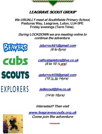 Leagravescouts2's tweet photo. @Leagravescouts Were still here, we've gone online via Zoom. So scouting continues and we're recruiting both now and when we are back face to face. #Skillforlife
See our FB page #LeagraveSG or our website https://t.co/rCXf0ujSD4 https://t.co/3cZwAgI6mT