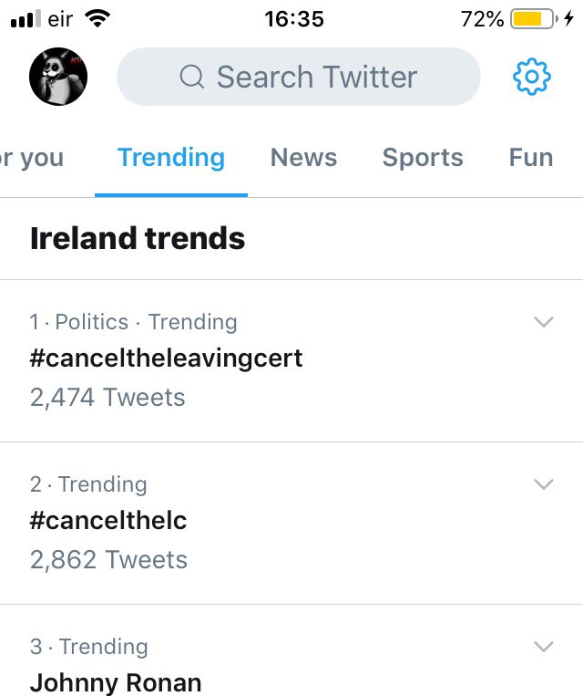 WolfysHere's tweet image. You know where we stand you know how feel #CanceltheleavingCert #cancelthelc