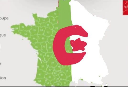 Baida_dz7's tweet photo. ⚠️⚠️ NOUVEAU : Voici à quoi devrais ressembler la carte du déconfinement le 11 mai 2020⚠️⚠️⬇️⬇️ https://t.co/iFvxkrZyVc