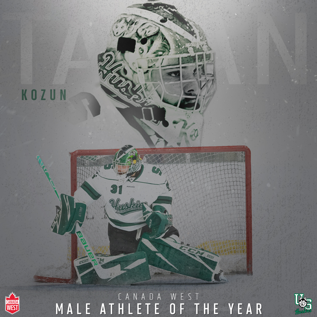 CanadaWest's tweet photo. 🏆 2019-20 ATHLETES OF THE YEAR

🏒 Taran Kozun (@HuskieAthletics) 
🏊‍♀️ Kelsey Wog (@umbisons) 

👉 https://t.co/XZmcb0qpTU

#BestoftheWest https://t.co/2gkYlPDoE4