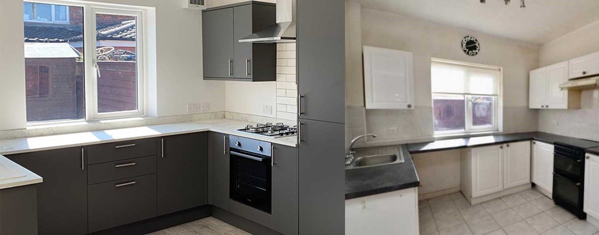 PropertyPeacock's tweet photo. Just an example on how we strip back each property and then we transform it to beautiful homes for our tenants. This is what we do! #weknowproperty https://t.co/RtLYJVsXw7