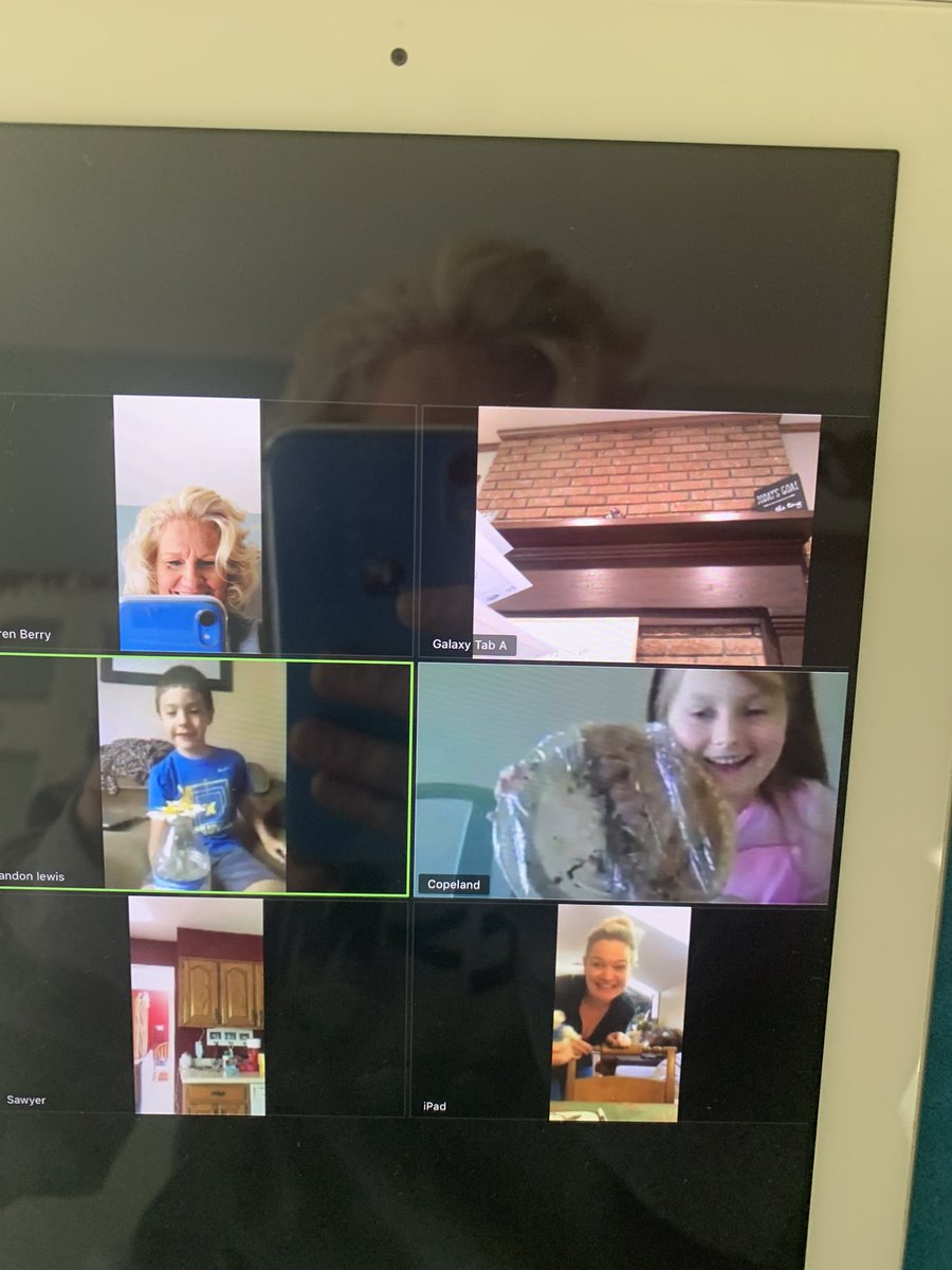 Zoom scavenger hunt this morning was so much fun!   Students search their house for items to show!    Missing my firsties!