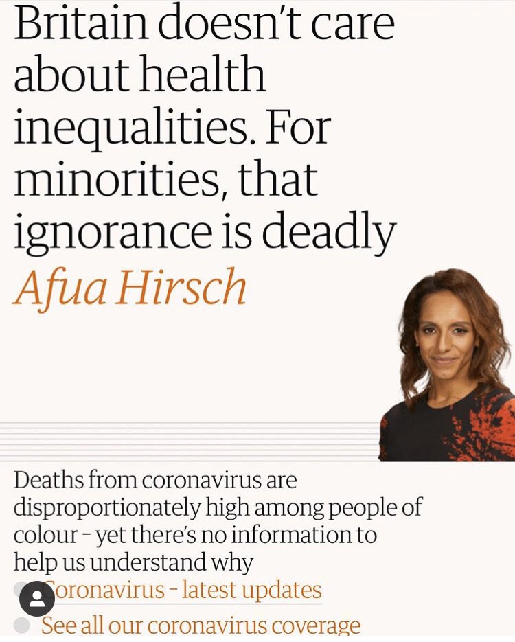 VitaminDaware1's tweet photo. The Guardian has conducted new analysis of Covid Deaths to build a more detailed picture of the unexplained and deeply worrying over representation of ethnic minority people. Also pinpointing link with Vitamin D deficiency within the BAME community. FULL ARTICLE IN BIO‼️ https://t.co/syDkJ3Us76