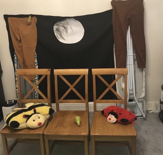 WyHEnglish's tweet photo. Some fantastic stage designs form 8T2! Using just materials they can find around the house. Loving the creativity! https://t.co/rfgAowRgpk