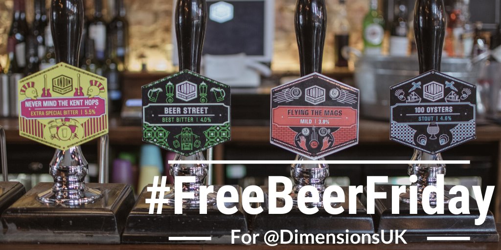 Bohemia_N12's tweet photo. We're back with #FreeBeerFriday tomorrow!

This week's local charity is @DimensionsUK who work tremendously hard supporting people with learning difficulties across the Barnet community.

You know the drill:

✅ 4pm - 6pm
✅ Social Distancing
✅ Charity Donations for Free Beer https://t.co/DEC9uEI50F