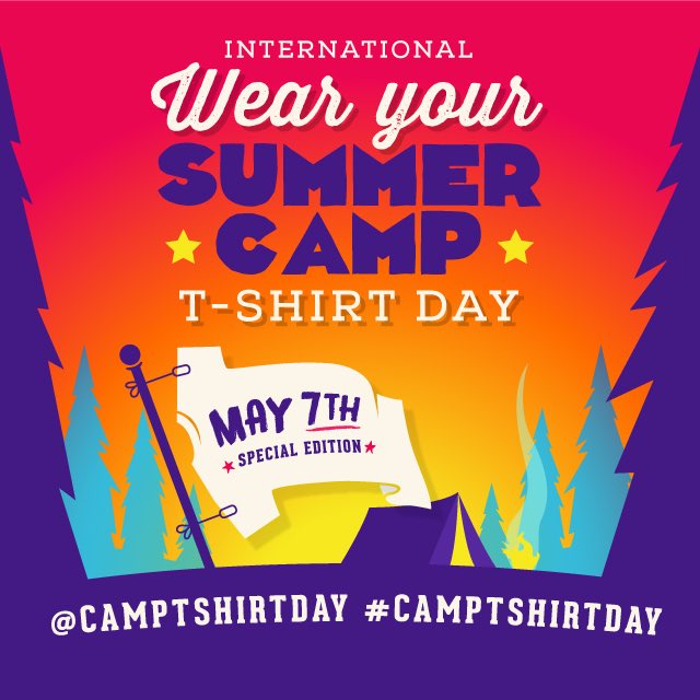 YMCARobN's tweet photo. #CampTshirtDay https://t.co/26Fy8i9NNo