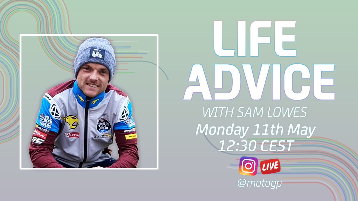 Join us tomorrow for a live chat with @TeamEG00MarcVDS rider @SamLowes22! 💬 Send your questions and tune in at 12:30 CEST to watch!