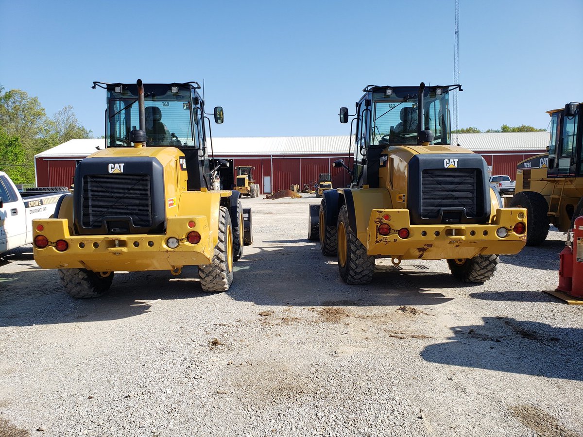 CroweEquipment's tweet photo. You know what's better than 1 Cat 910K? 2 Cat 910Ks! These just arrived, and are ready to be added to our equipment inventory! These are clean, low hour machines! Call us if you are interested! #CroweEquipment #910K #Cat910K #Caterpillar910K #HeavyEquipment #CatEquipment https://t.co/Z6RA19ZmrA