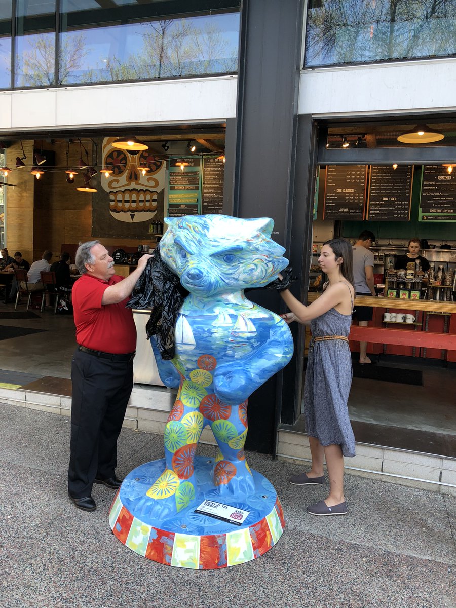 BuckyOnParade's tweet photo. Happy 2-year anniversary of Bucky on Parade unveil day! ❤️

Join us on FB LIVE at noon today for a look back on this special summer with Kate Dale, VP of Marketing and Brand Strategy at Destination Madison (and Bucky on Parade project lead) &amp; @johnstofflet of @nbc15_madison. https://t.co/6JxEbxS8WK