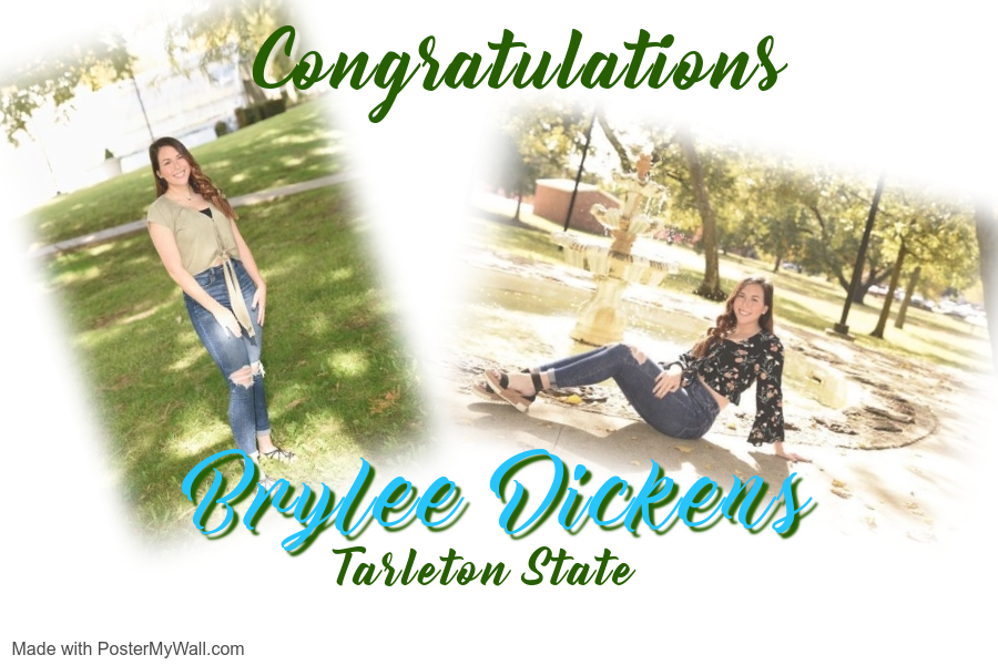 krum_fccla's tweet photo. Our fourth Senior Spotlight is Brylee Dickens!! She is a 2 year member of Krum FCCLA and plans to attend Tarleton State University-Go Texans!! #fccla #txfccla #krumhighschool https://t.co/bBSgDeRRmA
