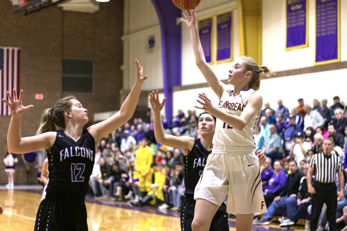 Flandreau's Claire Sheppard a 6-foot 8th-grader dripping with potential.

To read the full story on an up-and-coming player subscribe to sacredhoopsfamily.com