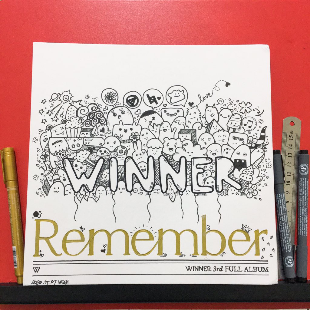 [EVENT] REMEMBER ALBUM Artwork by INNER CIRCLE  #PaintingREMEMBER_WINNER  #WINNER  #REMEMBER  #위너 @yginnercircle  @yg_winnercity