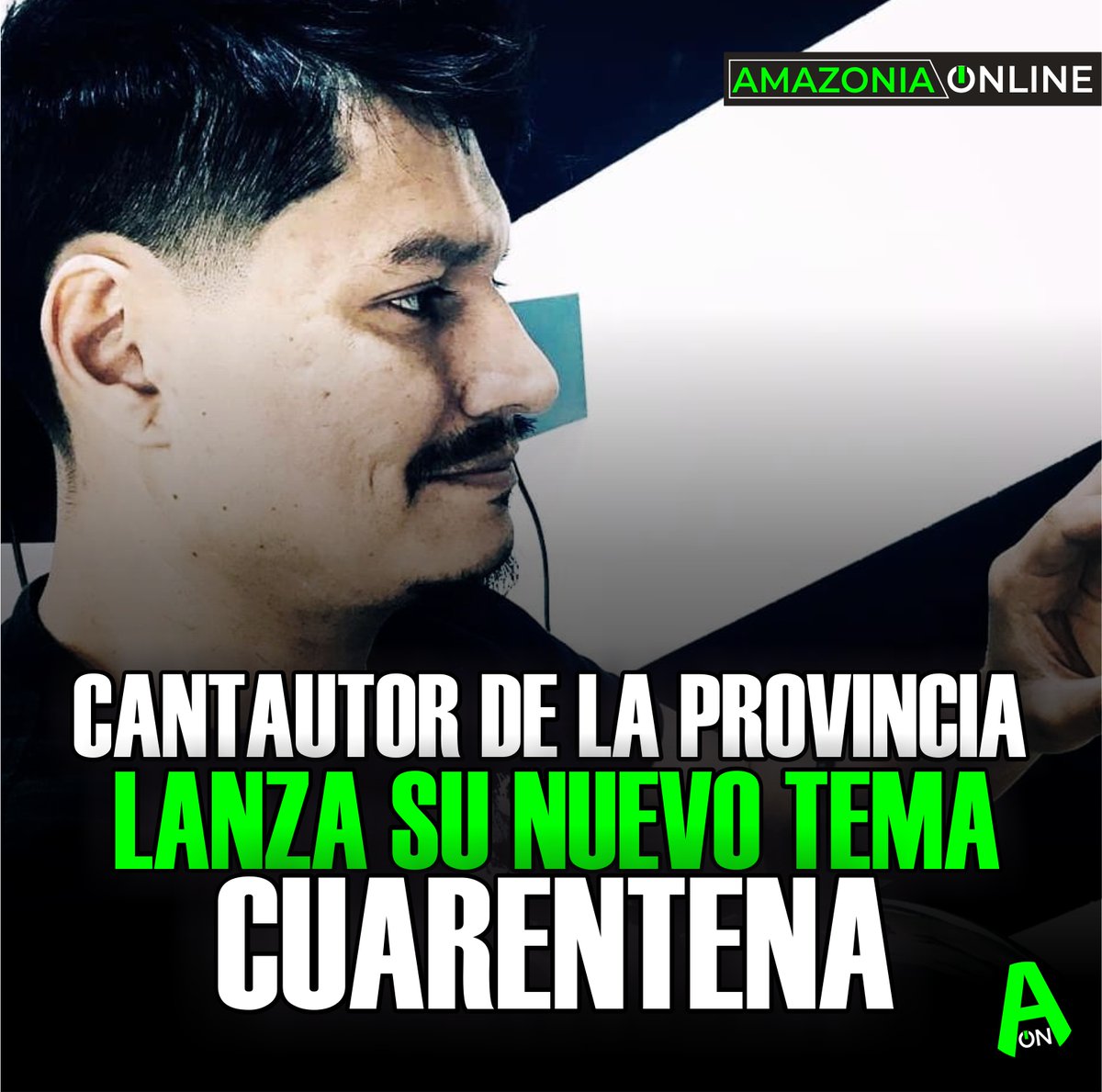 AmazoniaON's tweet photo. #CULTURA: Christian Maldonado cantautor de la provincia de #MoronaSantiago lanza su nuevo tema: CUARENTENA

"Esta canción llegó justamente para recordarnos que la vida se compone de buenos y malos momentos" #QuedateEnCasa 

LINK DE YOUTUBE: https://t.co/WlAYDK5daZ. https://t.co/er3PbsFoMq
