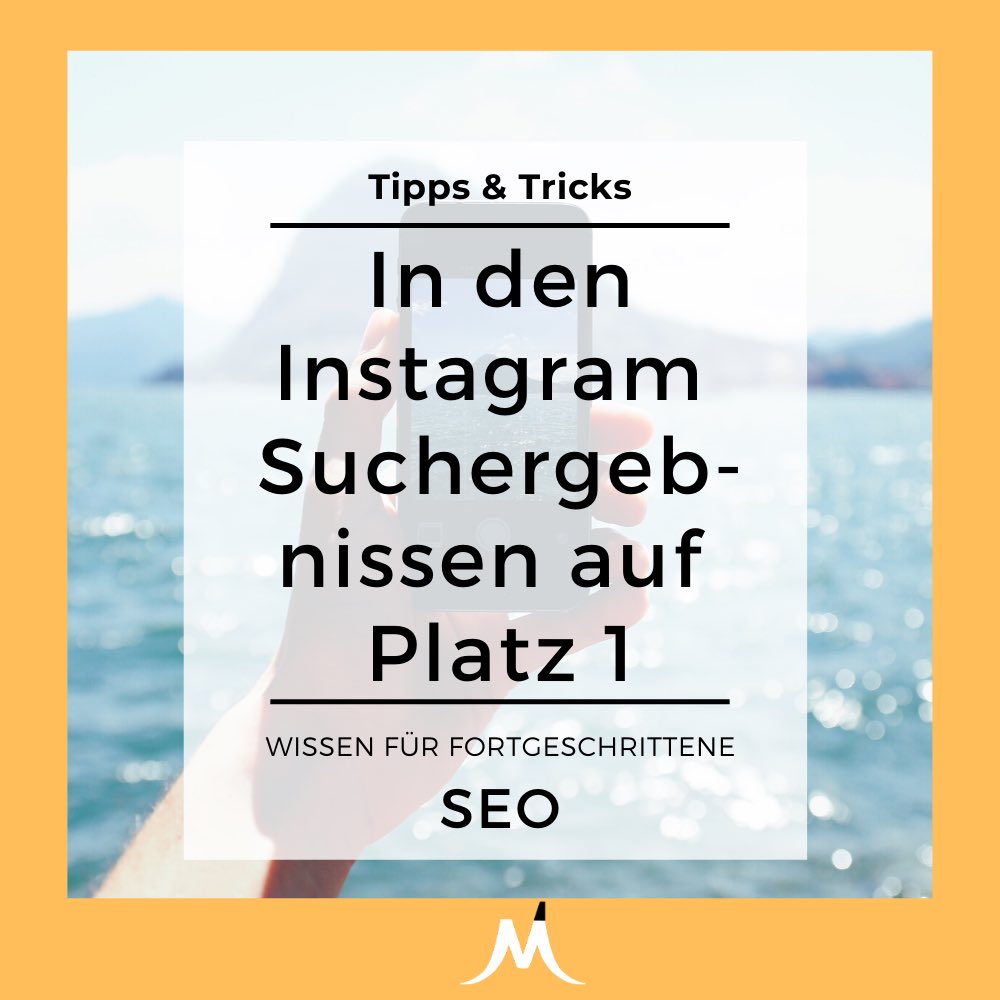 Optimierst Du Dein Profil für Suchergebnisse auf Instagram (SEO)?
Nach einer Beratung, stand mein Kunde nach nur 2 Wochen schon auf Platz 1 der Suchergebnisse - noch vor der Royal Family und einer großen Universität!
Schaue hier, was wir optimiert haben instagram.com/p/B7ym1sHo0NW/