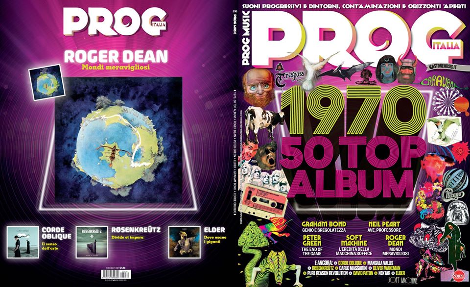 Il 19 maggio sarà in edicola il numero 30 di Prog Italia... #progressiverock #prog #neilpeart #softmachine #rogerdean
